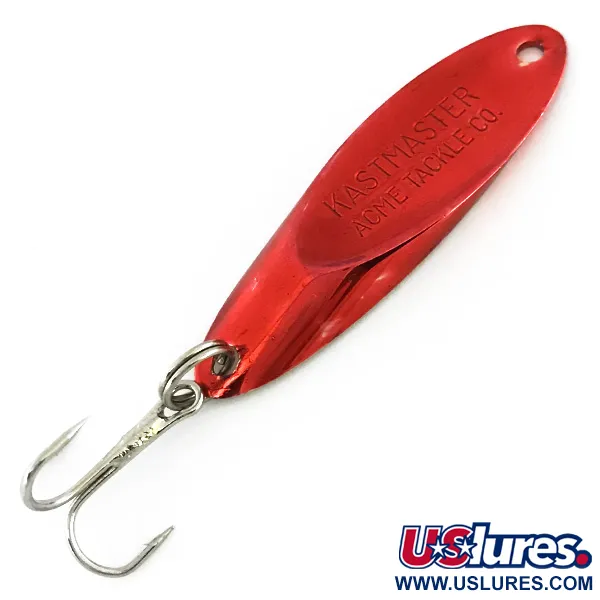 Acme Kastmaster, czerwony/złoty, 10,5 g błystka wahadłowa #8601