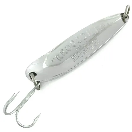 Luhr Jensen Krocodile #4, Chrom, 14 g błystka wahadłowa #16048