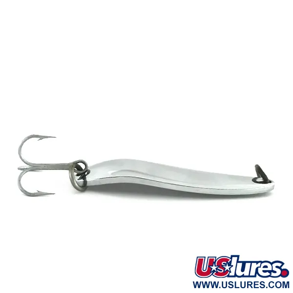 Luhr Jensen Krocodile DIE #4, nikiel, 19 g błystka wahadłowa #8604