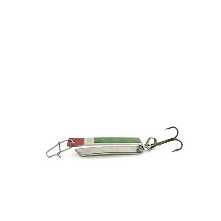 South Bend Super-Duper 502, nikiel/czerwony/zielony, 2,5 g błystka wahadłowa #8620