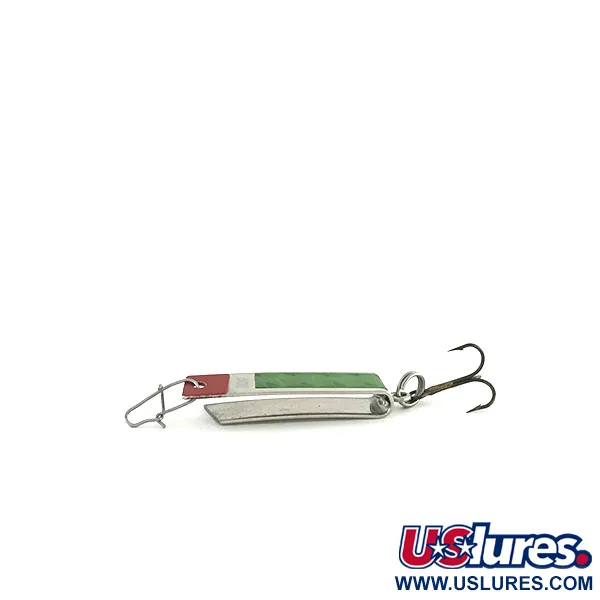 South Bend Super-Duper 502, nikiel/czerwony/zielony, 2,5 g błystka wahadłowa #8620