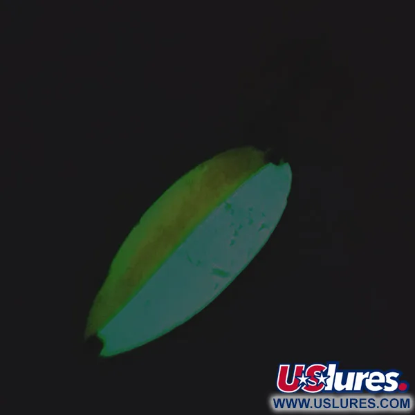 Seneca Little Cleo (Hula Girl, świeci w ciemności), pomarańczowy/biały/nikiel, 18 g błystka wahadłowa #8692