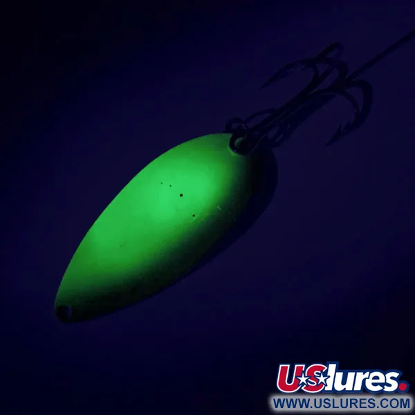 Seneca Little Cleo (Hula Girl, UV - świeci w ultrafiolecie), żółty/zielony/nikiel, 21 g błystka wahadłowa #8693