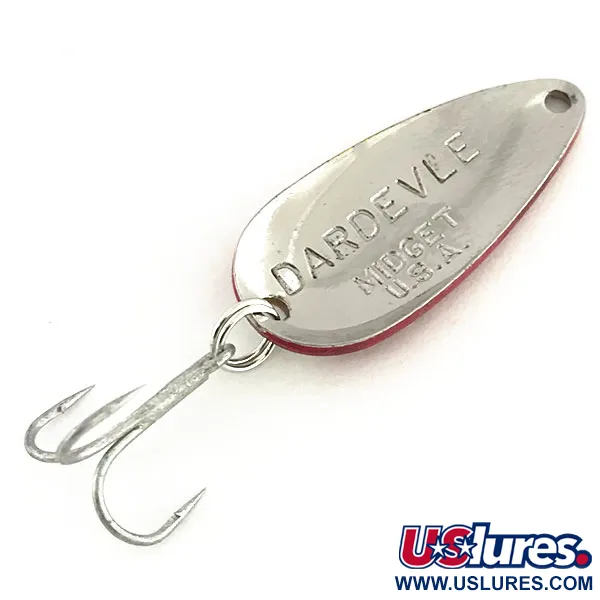 Eppinger Dardevle Midget, czerwony/biały/nikiel, 6 g błystka wahadłowa #8709