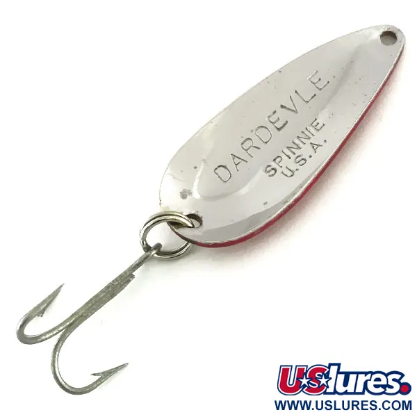 Eppinger Dardevle Spinnie, czerwony/biały/nikiel, 9 g błystka wahadłowa #8710