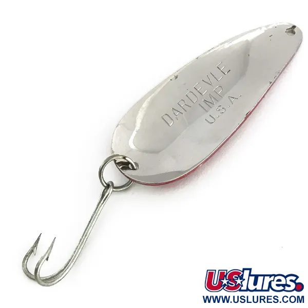 Eppinger Dardevle Imp, czerwony/biały/nikiel, 11 g błystka wahadłowa #8723