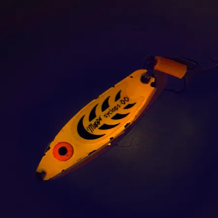 Mepps Syclops 00 UV (świeci w ultrafiolecie), neonowy pomarańczowy, 4,5 g błystka wahadłowa #8727