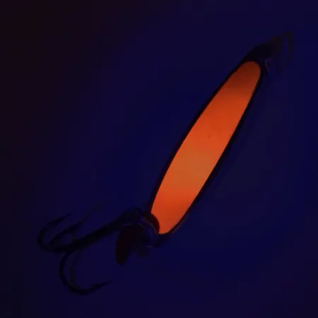 Bay de Noc Bay De Noc Swedish Pimple UV (świeci w ultrafiolecie), nikiel/pomarańczowy, 7 g błystka wahadłowa #8729