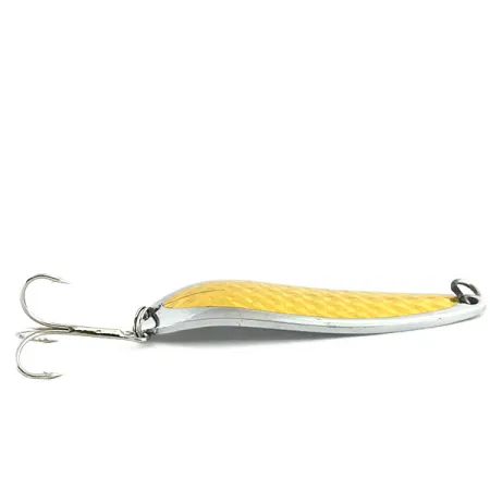 Luhr Jensen Krocodile DIE #5, hologram nikiel/złoty, 28 g błystka wahadłowa #8766