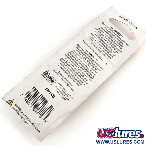 Acme Kastmaster, nikiel/zielony, 7 g błystka wahadłowa #8777