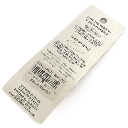 Rainbow Plastics Steelhead UV (świeci w ultrafiolecie), tęcza, 14 g błystka wahadłowa #8781