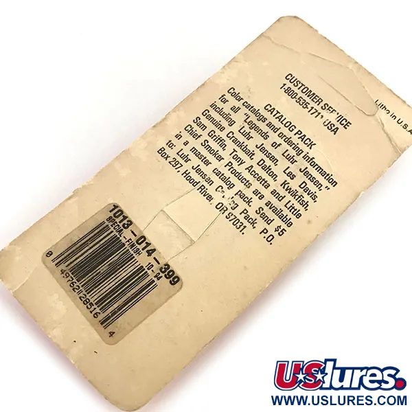 Luhr Jensen Little Jewel, młotkowane/czerwony, 7 g błystka wahadłowa #8789