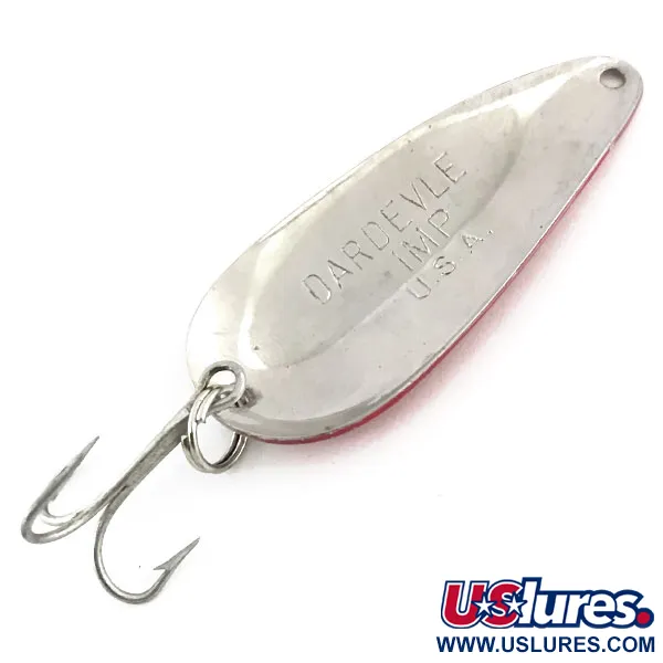 Eppinger Dardevle Imp, czerwony/biały/nikiel, 11 g błystka wahadłowa #8802