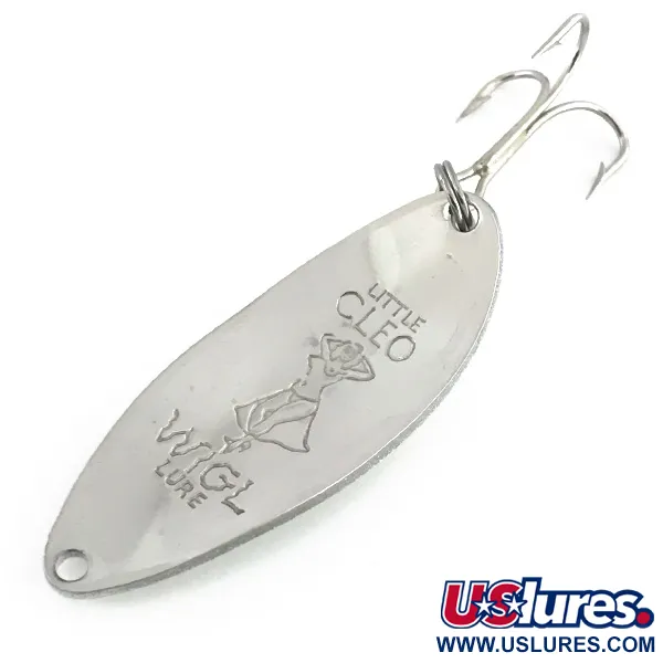 Seneca Little Cleo (Hula Girl), biała perła/nikiel, 14 g błystka wahadłowa #8850