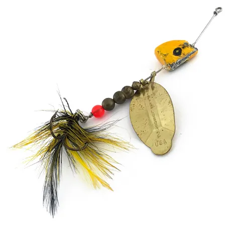 Mepps Lusox 2, złoty/żółty, 17 g błystka obrotowa #8858