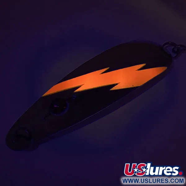 Red Eye Lures Red Eye Evil Eye UV (świeci w ultrafiolecie), nikiel/pomarańczowe/czerwone oko, 9 g błystka wahadłowa #8872