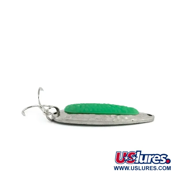 Blue Fox Pixee UV (świeci w ultrafiolecie), nikiel/zielony, 14 g błystka wahadłowa #8876