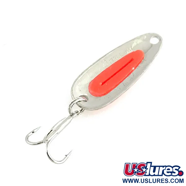 Blue Fox Pixee UV (świeci w ultrafiolecie), młotkowany nikiel/różowy, 4,5 g błystka wahadłowa #8920