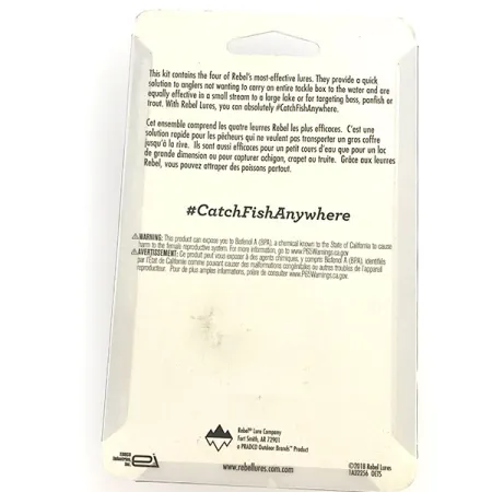 Rebel Kit zestaw ultralekkich woblerów wobler #8930