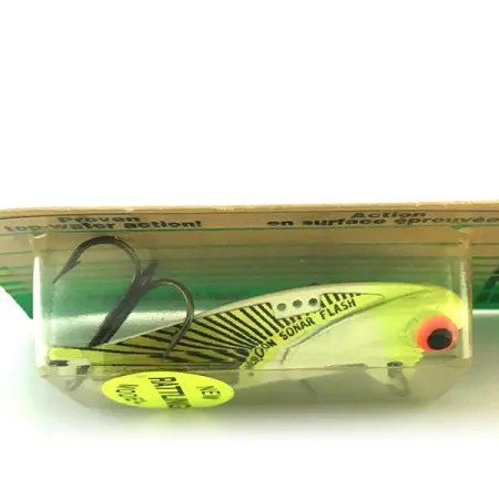 Heddon Rattling Sonar Flash 433F UV (świeci w ultrafiolecie), Chartreuse, 14 g błystka wahadłowa #8948