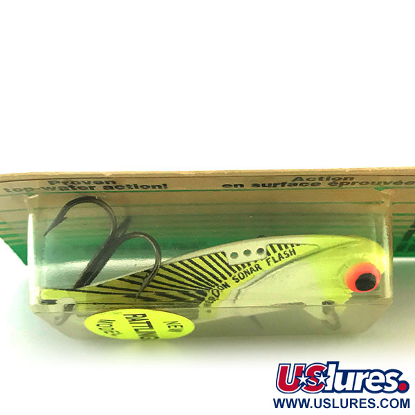  Heddon Rattling Sonar Flash 433F UV (świeci w ultrafiolecie), Chartreuse, 14 g  #8948