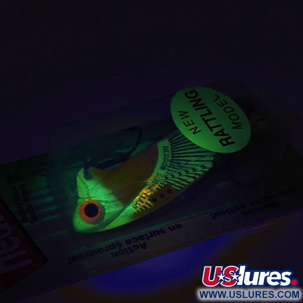  Heddon Rattling Sonar Flash 433F UV (świeci w ultrafiolecie), Chartreuse, 14 g  #8948