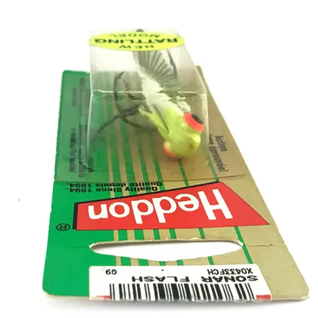Heddon Rattling Sonar Flash 433F UV (świeci w ultrafiolecie), Chartreuse, 14 g błystka wahadłowa #8948