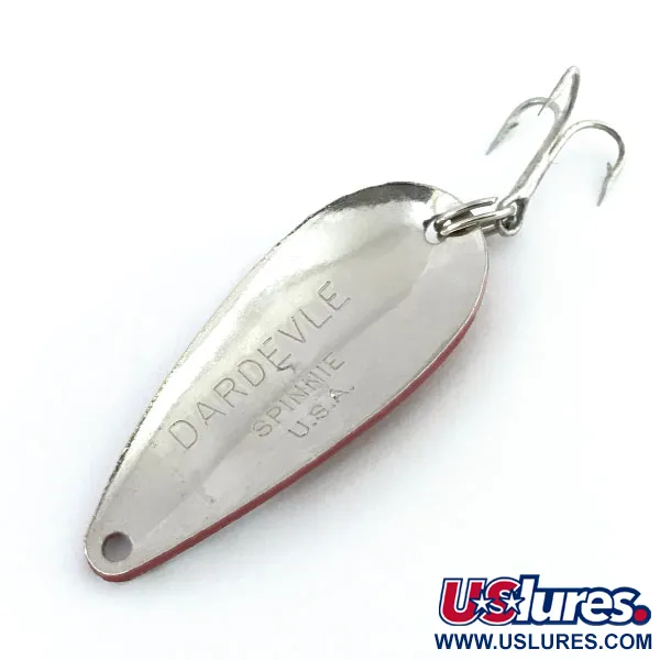 Eppinger Dardevle Spinnie, czerwony/biały/nikiel, 9 g błystka wahadłowa #8982