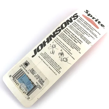 Johnson Sprite z powłoką 24-karatowego złota, pozłacane prawdziwym 24-karatowym złotem, 14 g błystka wahadłowa #8995