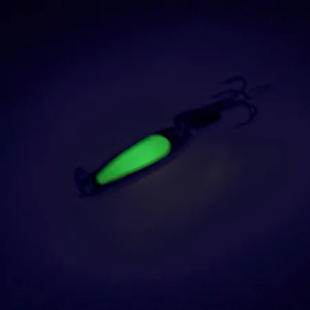 Bay de Noc Swedish Pimple UV (świeci w ultrafiolecie), nikiel/szary, 2 g błystka wahadłowa #9013