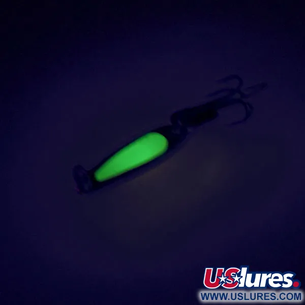 Bay de Noc Swedish Pimple UV (świeci w ultrafiolecie), nikiel/szary, 2 g błystka wahadłowa #9013