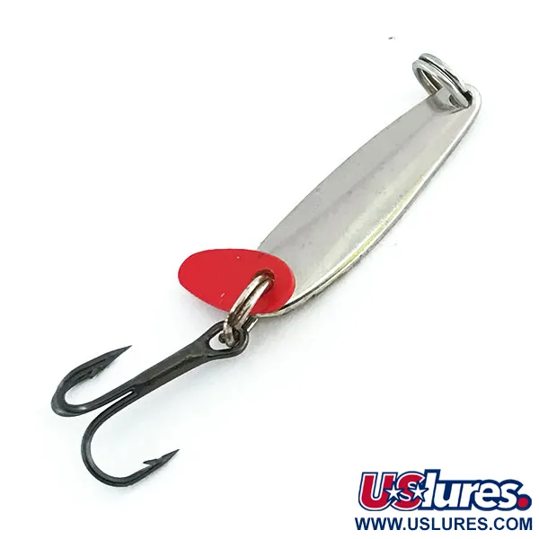 Bay de Noc Swedish Pimple UV (świeci w ultrafiolecie), nikiel/szary, 2 g błystka wahadłowa #9013