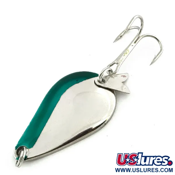 Acme K.O. Wobbler, nikiel/zielony, 7 g błystka wahadłowa #9028