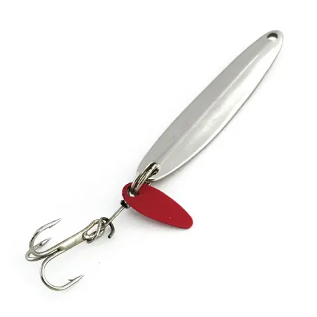 Bay de Noc Swedish Pimple UV (świeci w ultrafiolecie), nikiel/pomarańczowy, 6 g błystka wahadłowa #9051