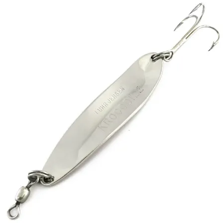 Luhr Jensen Krocodile DIE #4, nikiel/różowy, 14 g błystka wahadłowa #9056