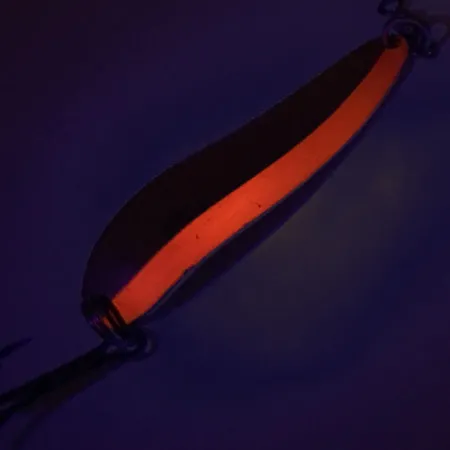 Luhr Jensen Krocodile DIE #4 UV (świeci w ultrafiolecie), miedziany/pomarańczowy, 14 g błystka wahadłowa #9057