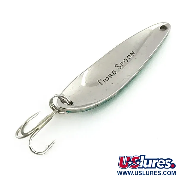 Acme Fiord Spoon, nikiel/zielony, 7 g błystka wahadłowa #9066