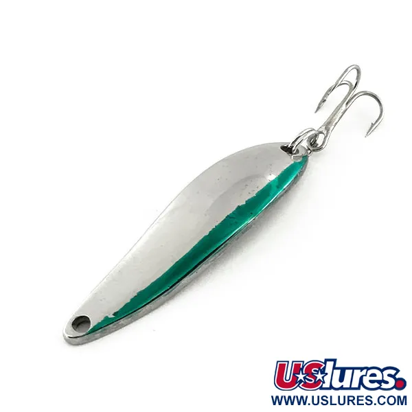 Acme Fiord Spoon, nikiel/zielony, 7 g błystka wahadłowa #9066