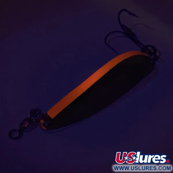 Luhr Jensen Krocodile DIE #4 UV (świeci w ultrafiolecie), nikiel/czerwony, 14 g błystka wahadłowa #9081