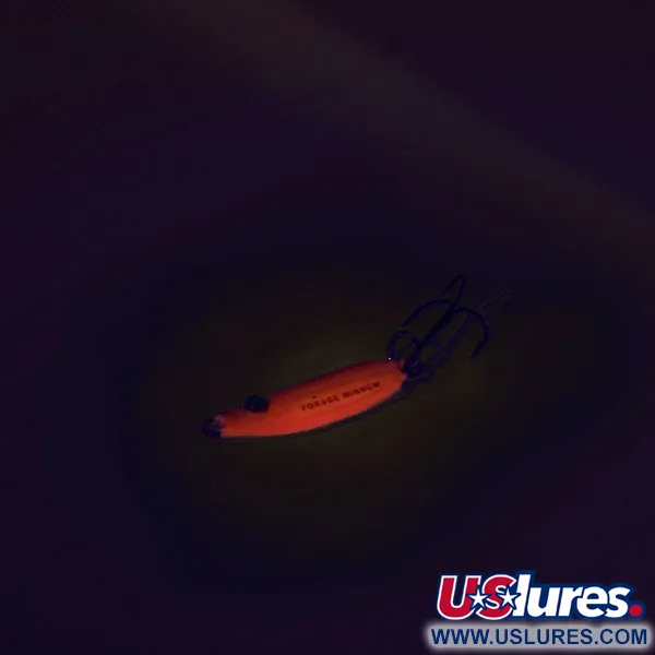 Northland Forage Minnow Jigging Spoon (świeci w ciemności), czerwony/różowy, 3 g błystka wahadłowa #9083