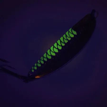 Acme Side-Winder, nikiel/zielony, 14 g błystka wahadłowa #9097