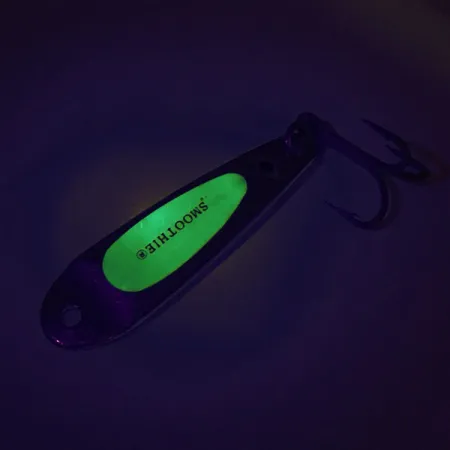 Hopkins Smoothie (świeci w ciemności), nikiel/zielony/, 21 g błystka wahadłowa #9104