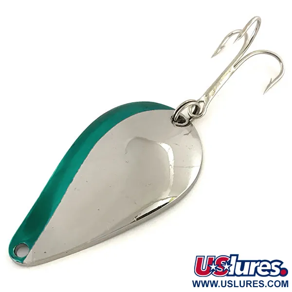 Acme K.O. Wobbler, nikiel/zielony, 21 g błystka wahadłowa #9134