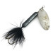 Yakima Bait Worden’s Original Rooster Tail, srebrny/czarny, 12 g błystka obrotowa #9211