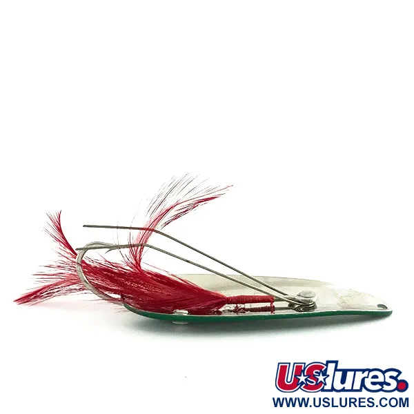 Eppinger Błystka antyzaczepowa Dardevle Dardevlet, zielony/biały/nikiel, 21 g błystka wahadłowa #9290