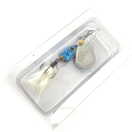 Blue Fox Vibrax Shallow, tęcza niebieski, 8 g błystka obrotowa #9296