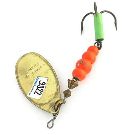 Mepps Aglia 5 UV (świeci w ultrafiolecie), złoto, 14 g błystka obrotowa #9322