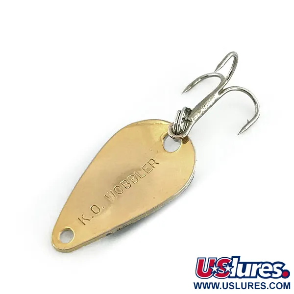 Acme K.O. Wobbler, czarny/biały/złoty, 3,5 g błystka wahadłowa #9371