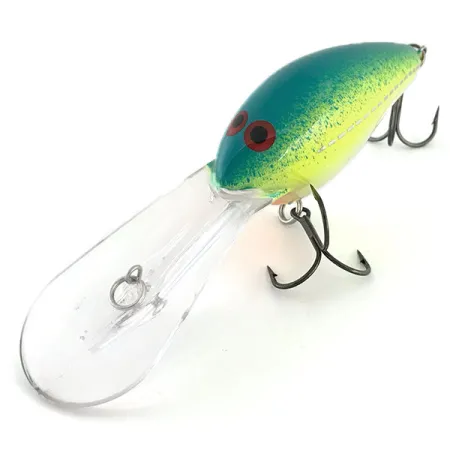 Norman DD22 HD (Heavy Diver), Chartreuse/niebieski, 28 g wobler #9393