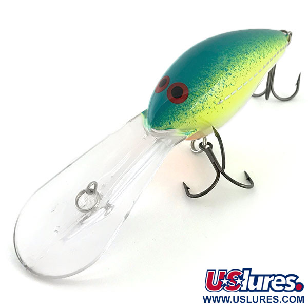  Norman DD22 HD (Heavy Diver), Chartreuse/niebieski, 28 g wobler #9393